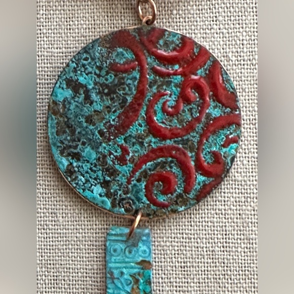 26 inch Jade, Copper and Onyx bead necklace NWOT - Picture 11 of 15